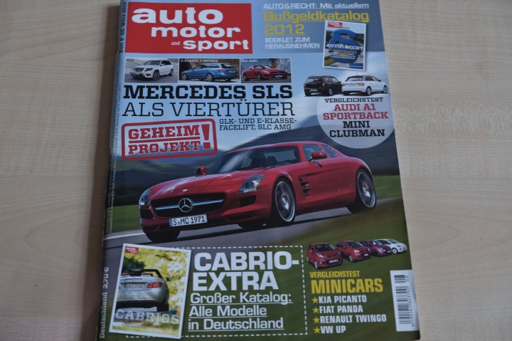 Deckblatt Auto Motor und Sport (08/2012)